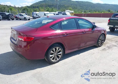 2015 Chrysler 200 S из США, поврежденный, VIN 1C3CCCBB9FN662678